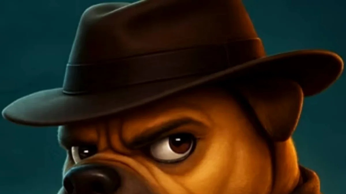 Trevor o Shar Pei explorando uma cripta misteriosa em Trevor Hunter