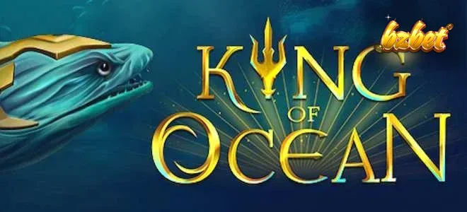 Interface de jogo do King of Ocean com canhões e criaturas marinhas